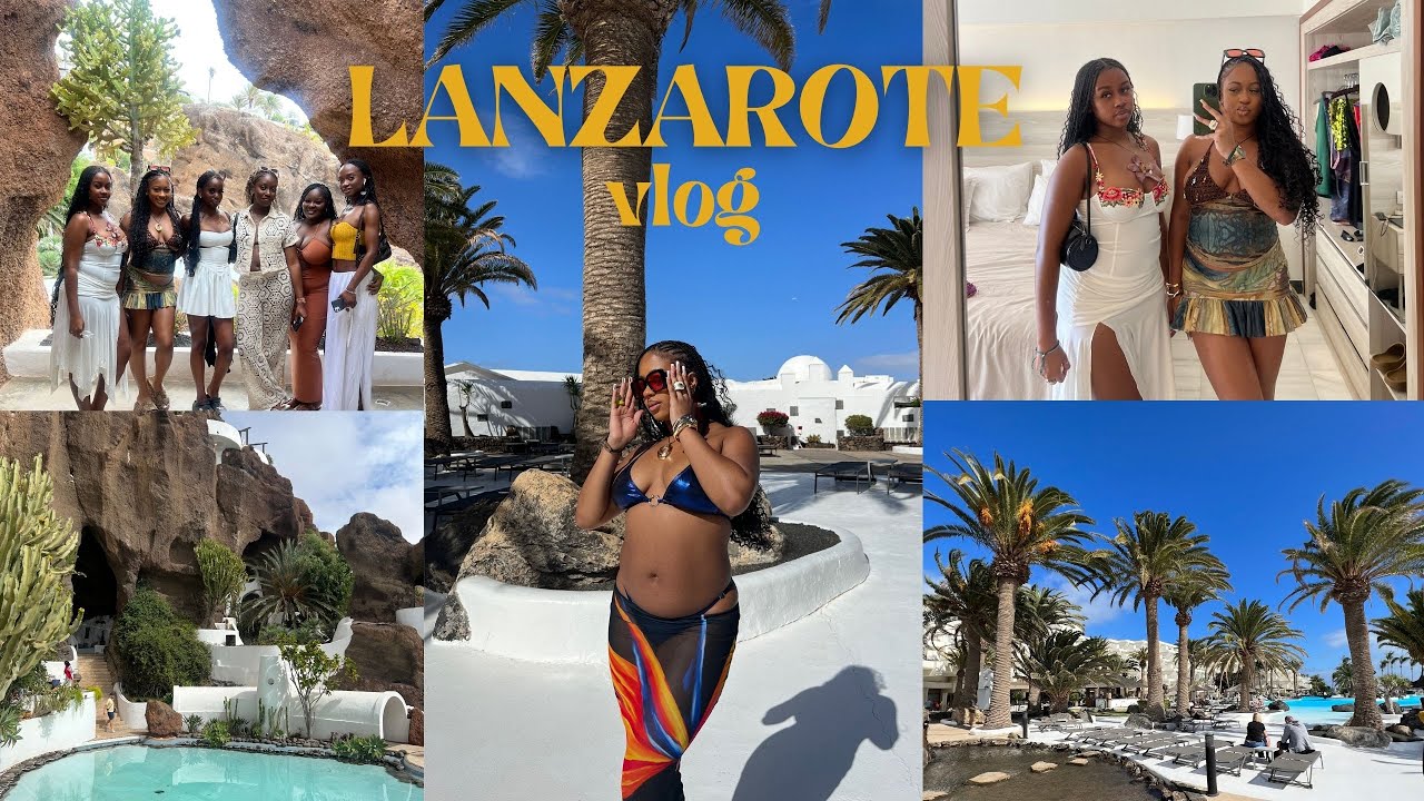 23RD BIRTHDAY TRIP TO LANZAROTE | GIRLS TRIP 2024 |JACUZZI BAR + ALL INCLUSIVE + WATER PARK + DINNER