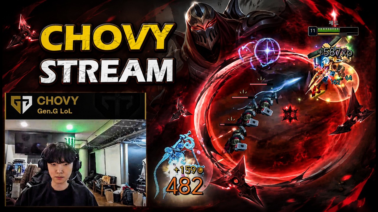 Chovy Zed is INDEED a Nightmare for Every Mid Laner | LoL Stream