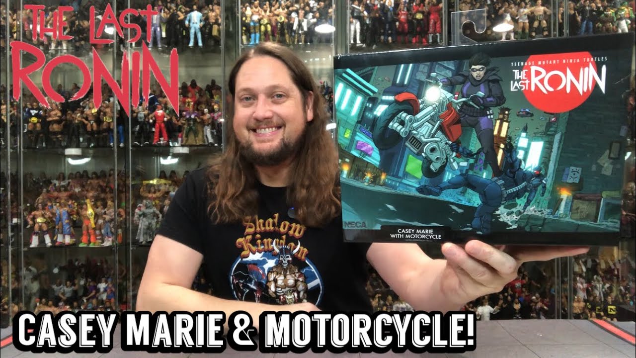 Casey Marie & Motorcycle Last Ronin Teenage Mutant Ninja Turtles NECA Unboxing & Review!