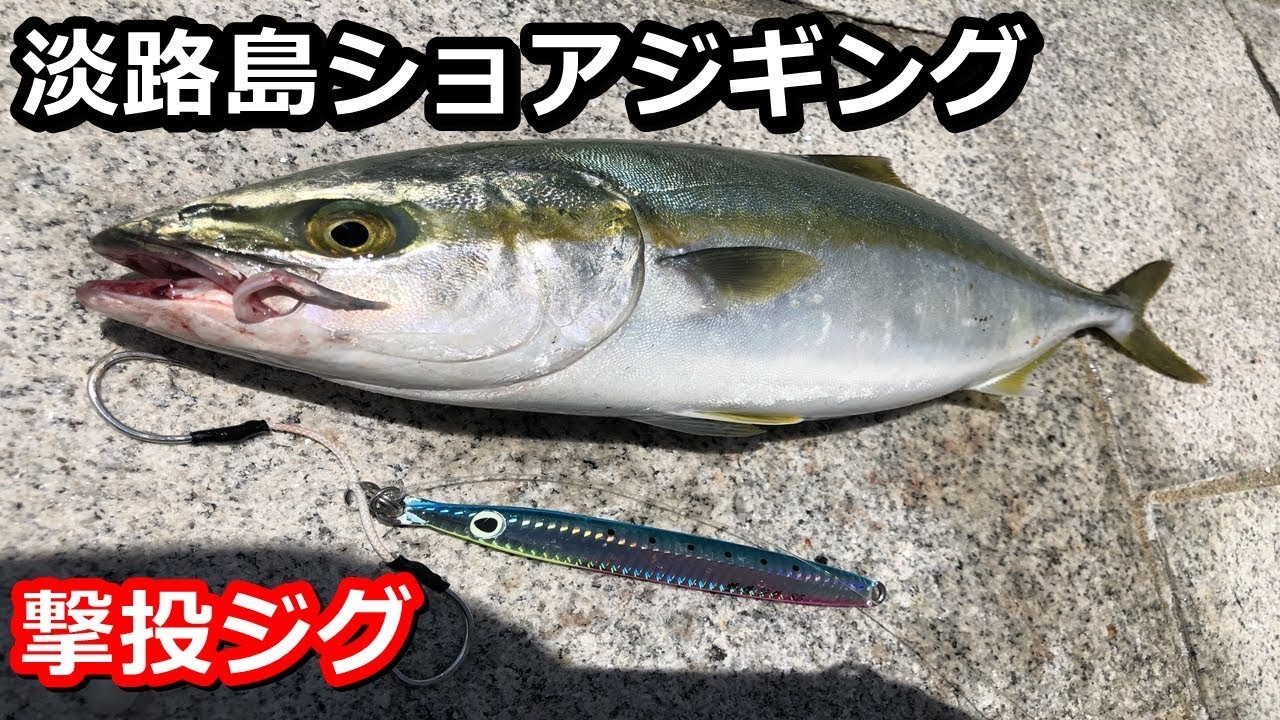 【淡路島ショアジギング】撃投ジグで青物・ハマチ爆釣！