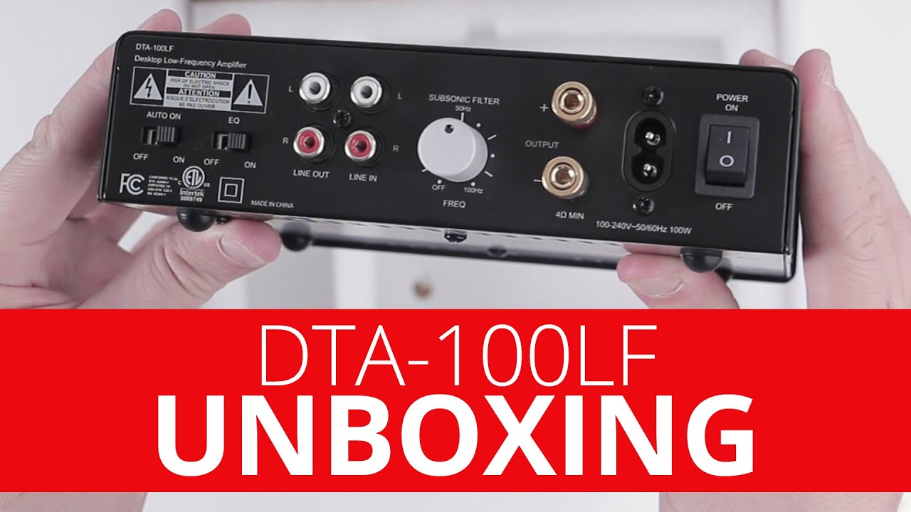 Unboxing the Dayton Audio DTA-100LF Subwoofer Amplifier