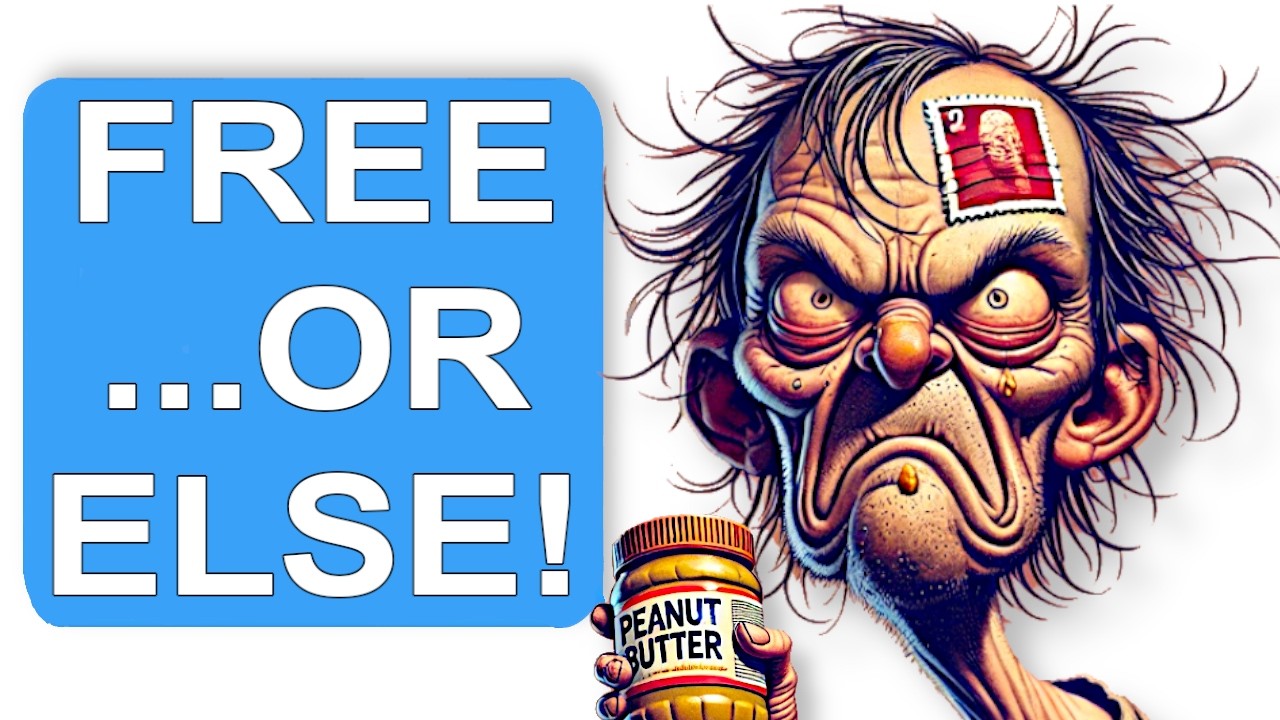 r/ChoosingBeggars: GIVE ME PEANUT BUTTER AND POSTAGE STAMPS!