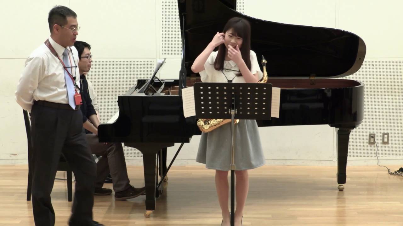レッスン公開　サクソフォン：彦坂眞一郎 教授｜上野学園大学　2016年6月19日オープンキャンパス