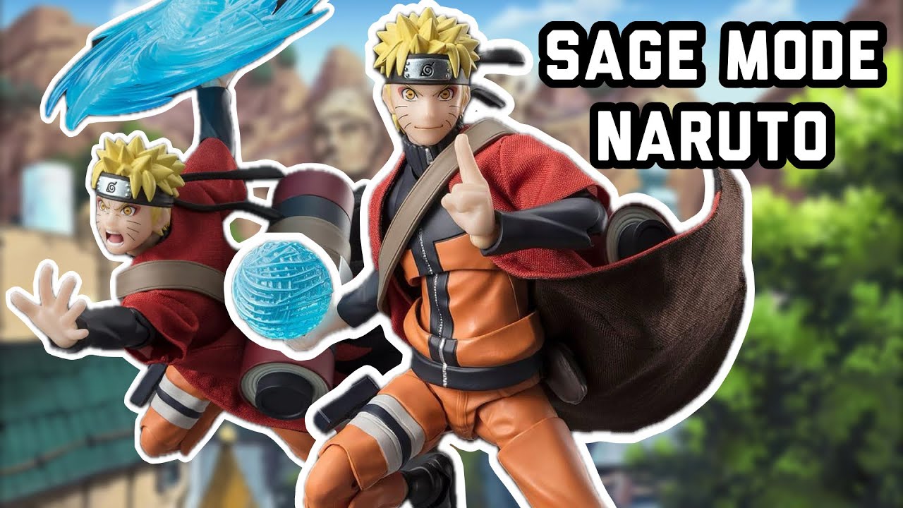 SH Figuarts Naruto Shippuden Naruto Uzumaki: Sage Mode Action Figure Review Tamashii Nations BANDAI