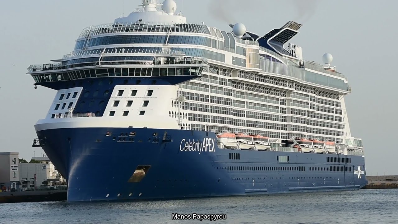 Celebrity Apex departure from the port of Piraeus.26/6/2021
