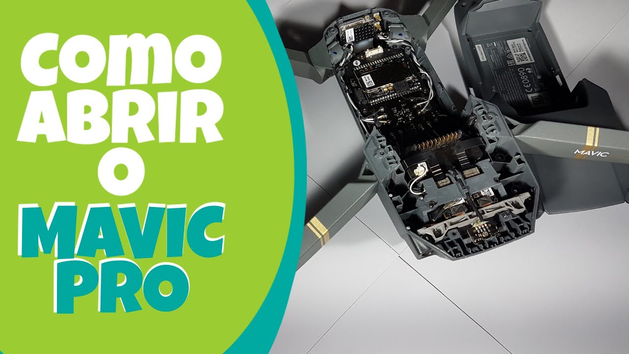 Como abrir o MAVIC PRO - SHELL SUPERIOR