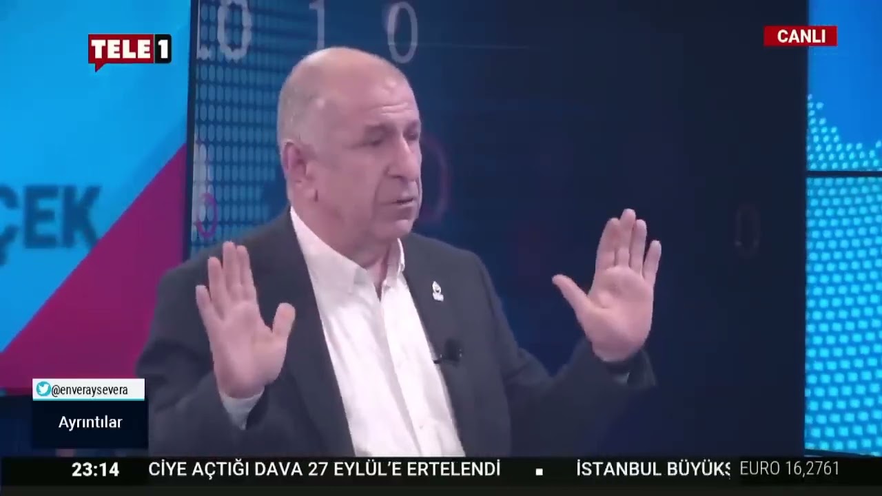Stüdyoda gergin anlar! Enver Aysever ile Ümit Özdağ böyle tartışmıştı ARŞİV