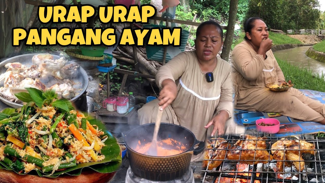 MASAK URAP - URAP AYAM PANGGANG || MADANG PINGIR KALI