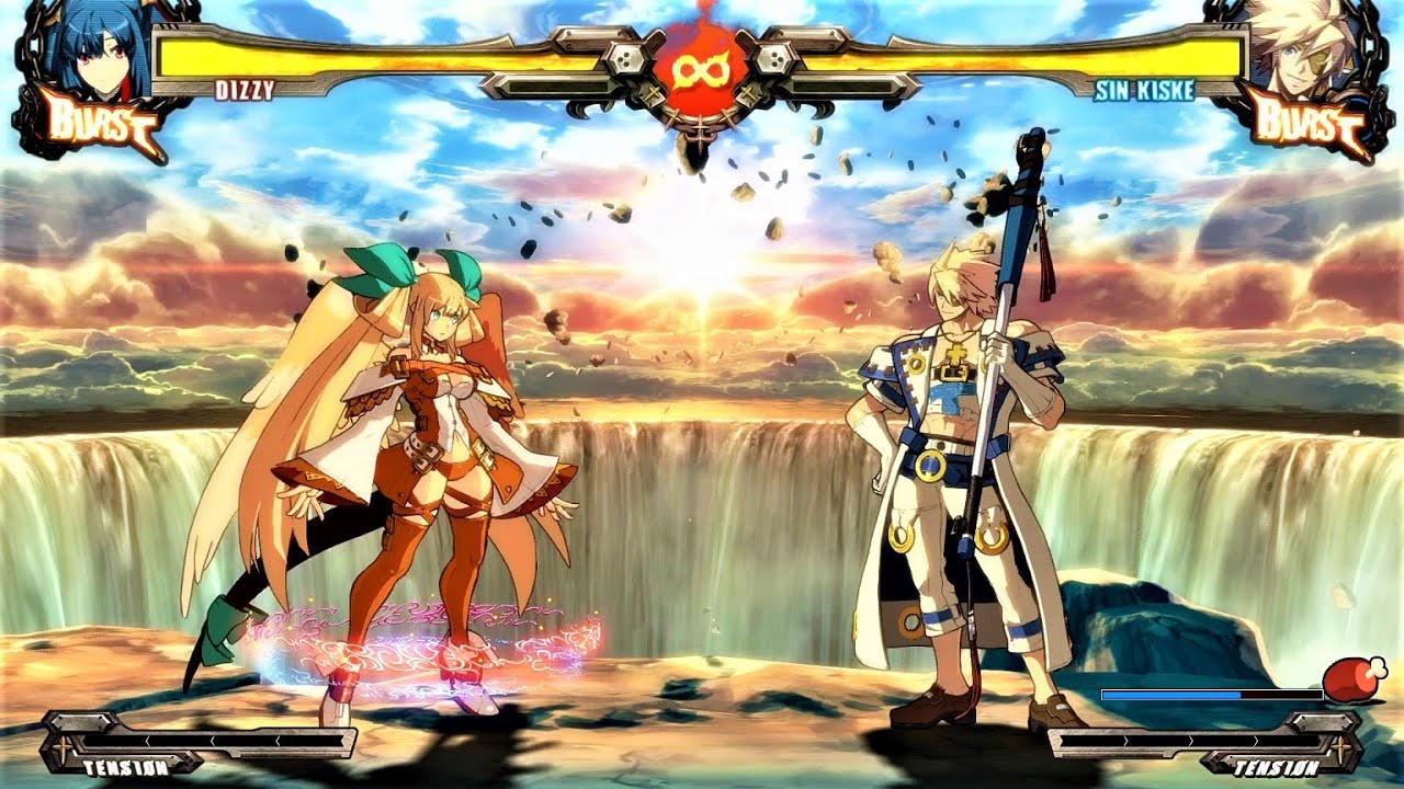 MANIAC LEVEL - Dizzy VS Sin Kiske - GUILTY GEAR Xrd Rev2 Hardest Battle Match