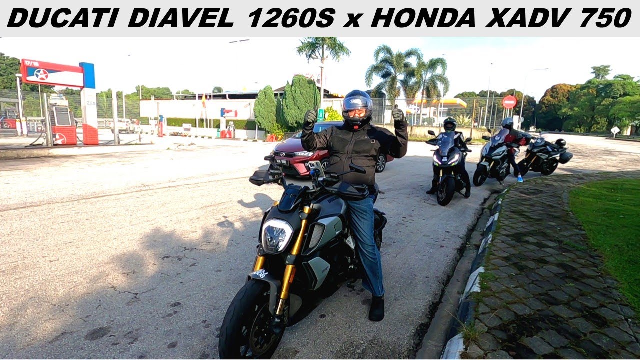 Muar Ride: Ducati Diavel 1250S Honda XADV 750 Yamaha Tracer GT 900
