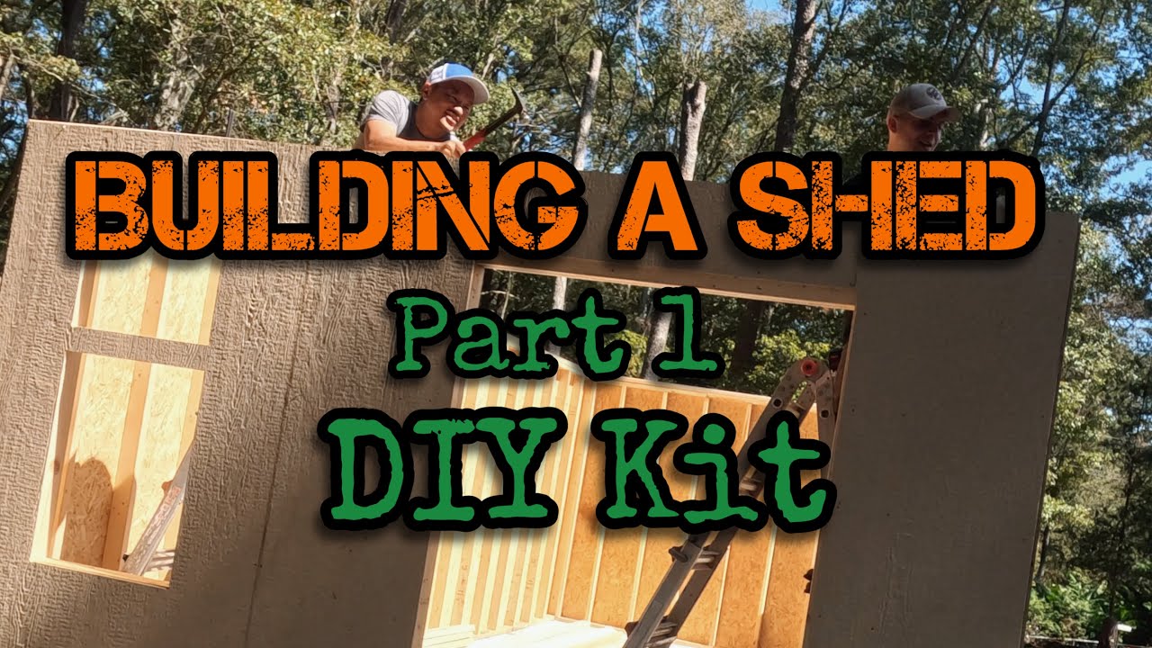 Building a HUGE 12x24 Wood Shed | Part 1: Wall Framing & Rookie Mistakes!