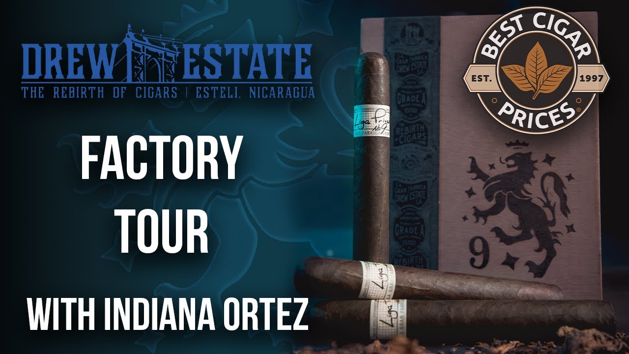 Indiana Ortez tours Drew Estate's Factory