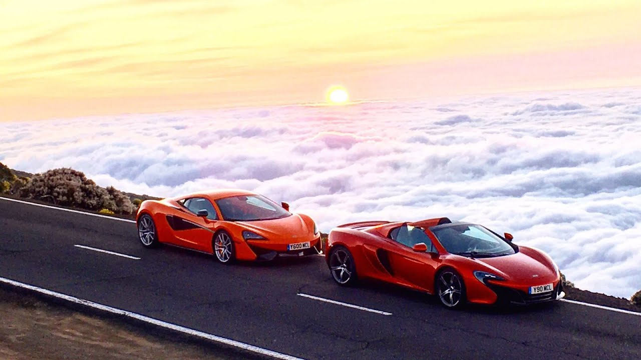 Driving Up A Volcano In A McLaren 650S