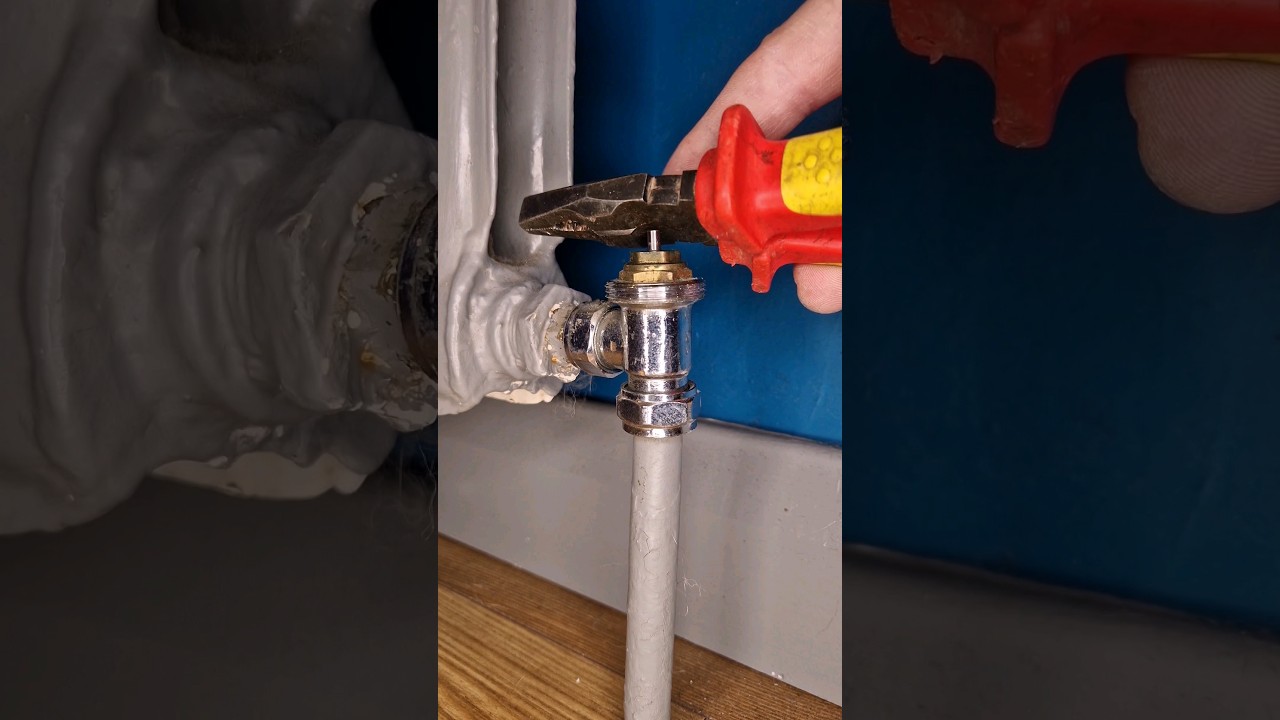 Fix a COLD radiator - radiator not working #plumber #shorts