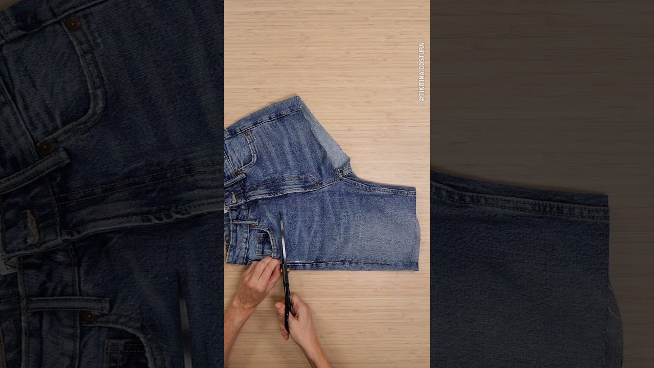 Got an old or ripped pair of jeans? Don&rsquo;t throw them away just yet! 👖Measurements in the description