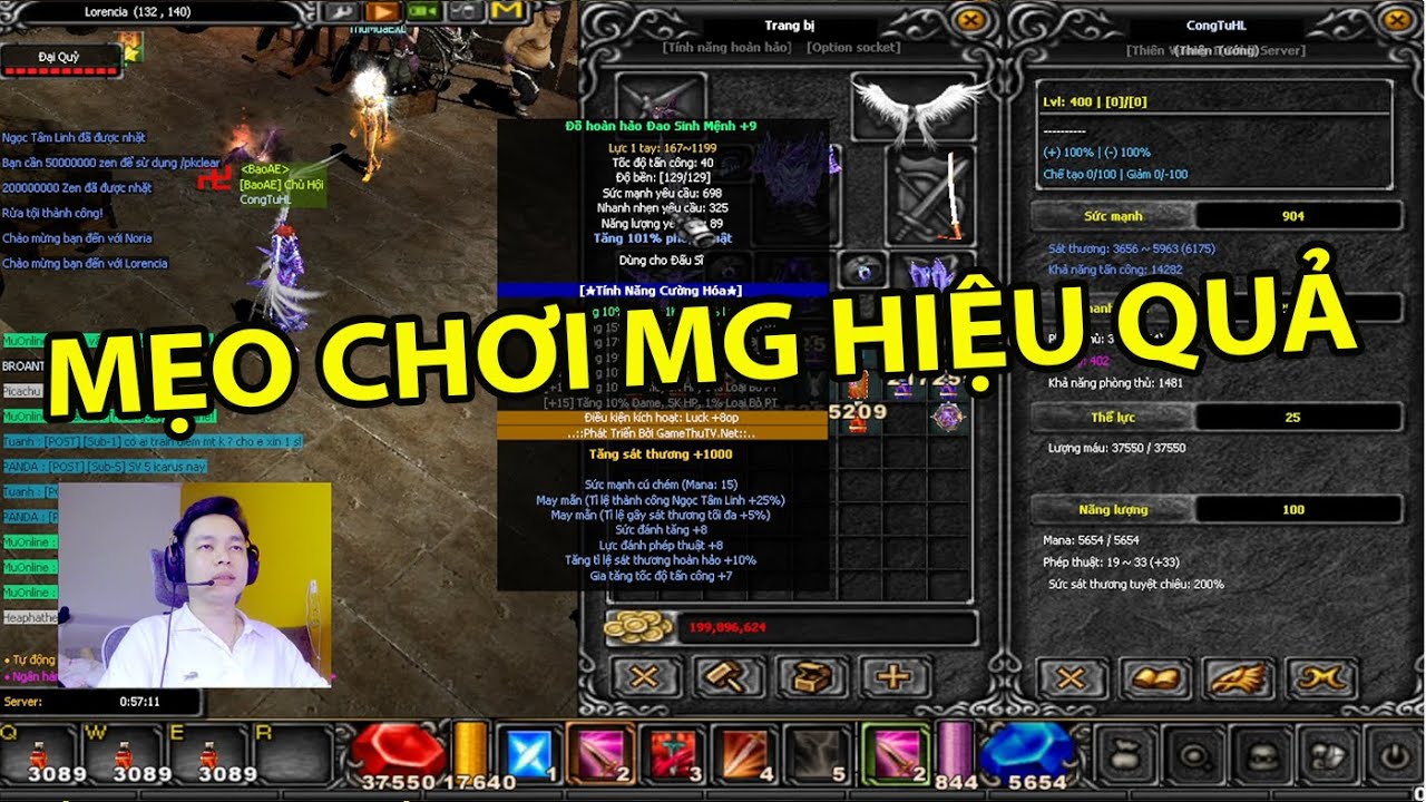 Mu Online Mới Nhất | Hướng Dẫn Tất Tần Tật Cách Chơi MG Hiệu Quả Trong Gamethutv.net  | CongTuHL
