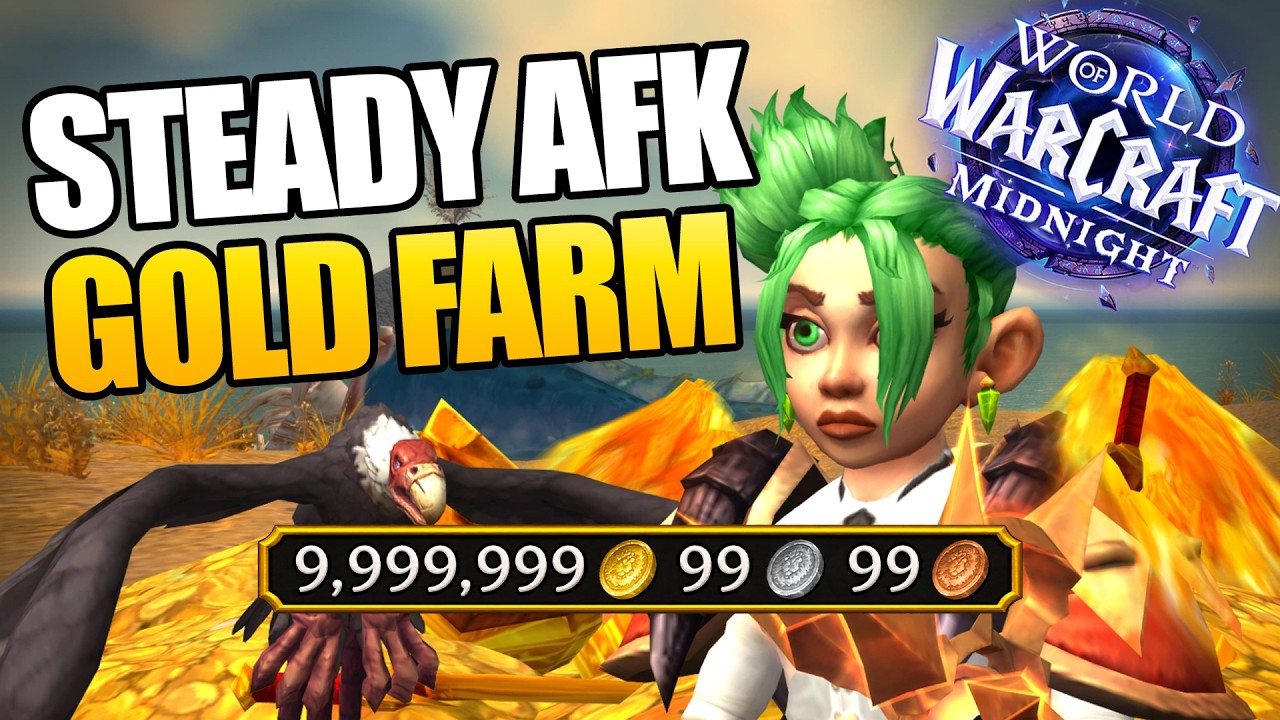 Steady AFK Gold Farm Midnight WoW