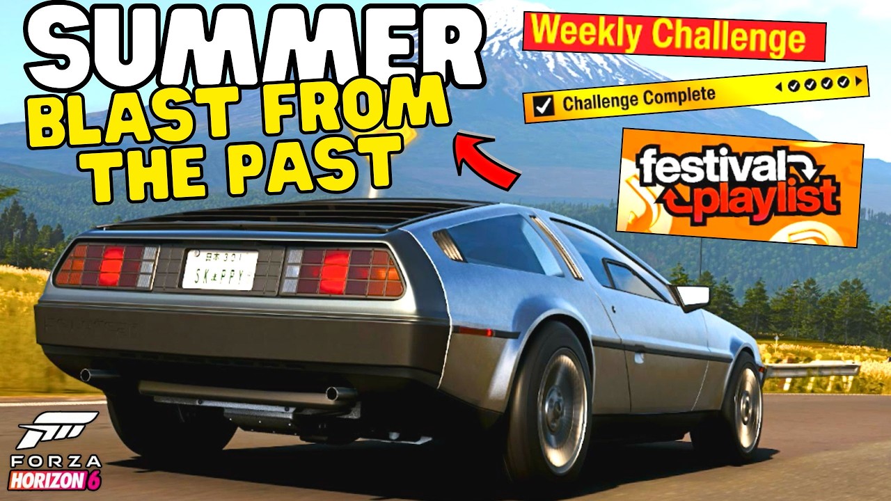 Forza Horizon 6 &mdash; Серия 2 УЖЕ ЗДЕСЬ! Прохождение летнего еженедельного испытания &laquo;ПРИВЕТ ИЗ ПРОШЛ...
