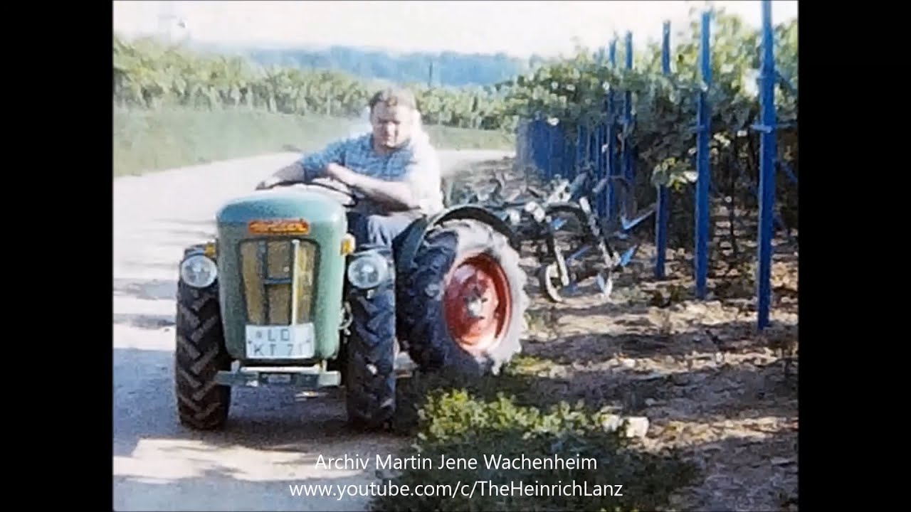 Holder A21S im Weinberg - Grubbern vor 50 Jahren | 8mm Schmalfilm