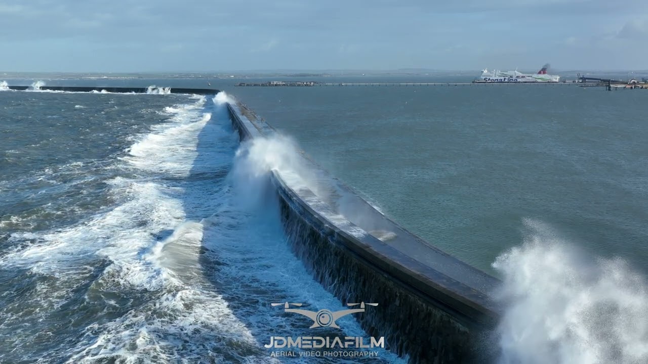 Holyhead Breakwater storm franklin