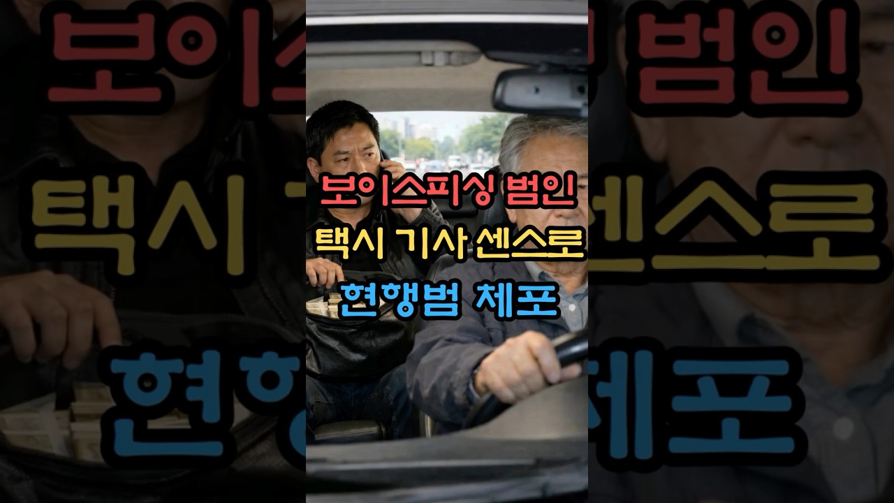 보이스피싱 범인 택시 기사 센스로 현행범 체포 #사이다사연 #시니어드라마 #시니어사연 #감동사연