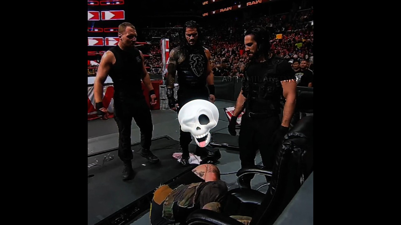 Roman Reigns vs Finn b&aacute;lor Universal title match at Raw 2018 & phonk edits ☠️