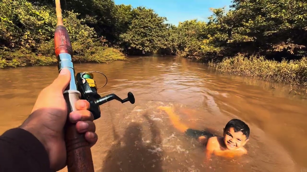 A BRIGA FOI INSANA! Peguei um Tambaqui Gigante no Amanhecer!