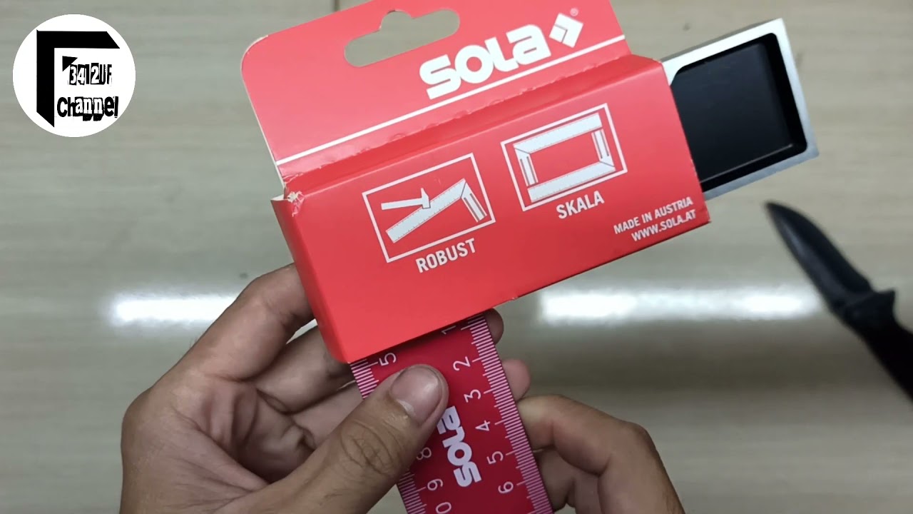 Sola SRC 300 Penggaris Siku Tukang Presisi Dan Akurat