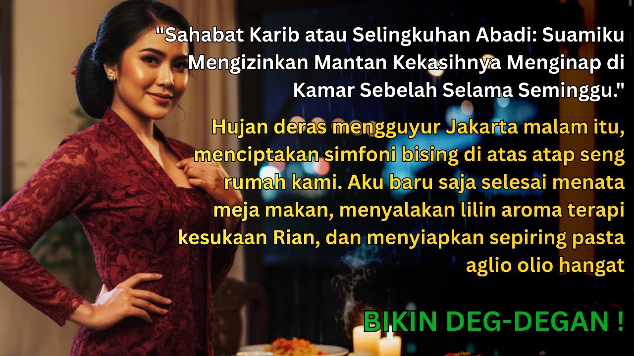 SAHABAT KARIB ATAU SELINGKUHAN ABADI SUAMIKU MENGIZINKAN MANTAN KEKASIHNYA MENGINAP