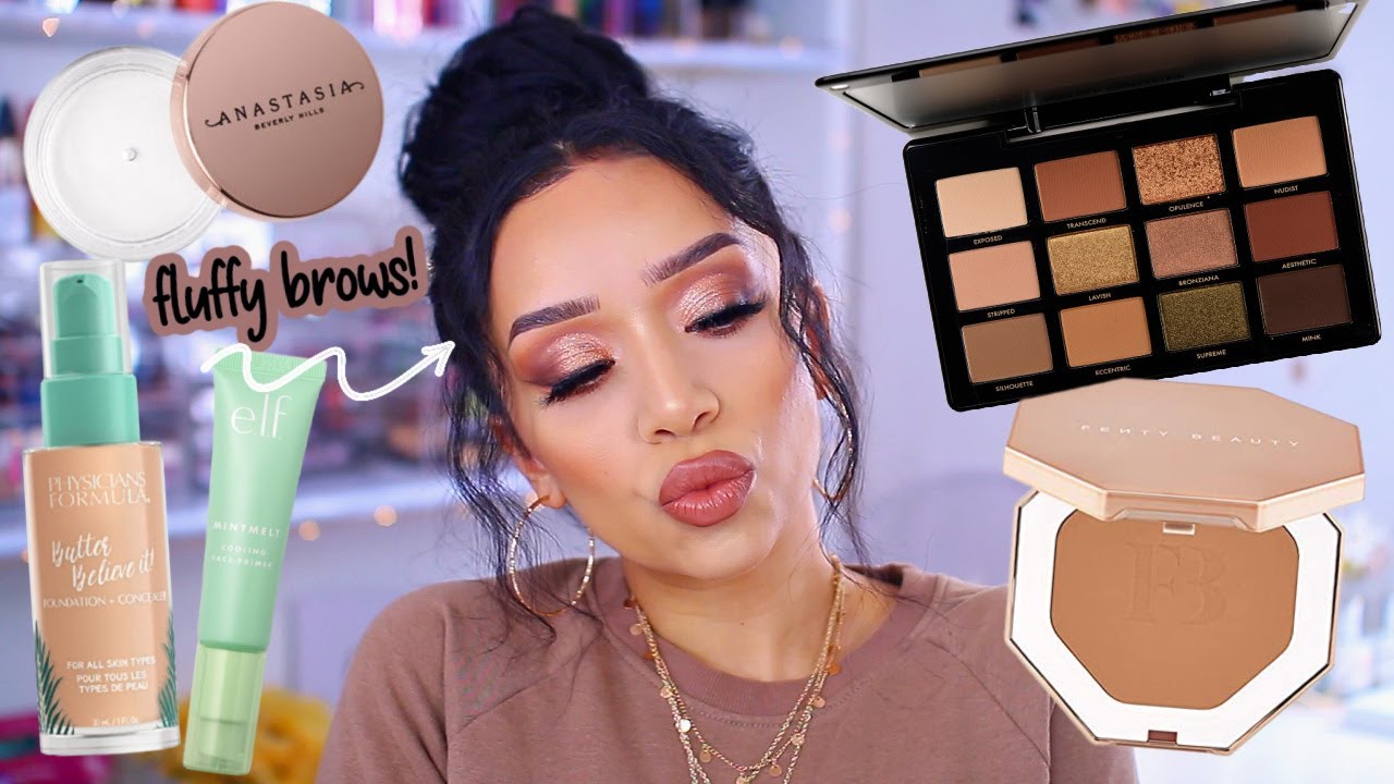FULL FACE OF NEW MAKEUP RELEASES | DRUGSTORE + HIGHEND