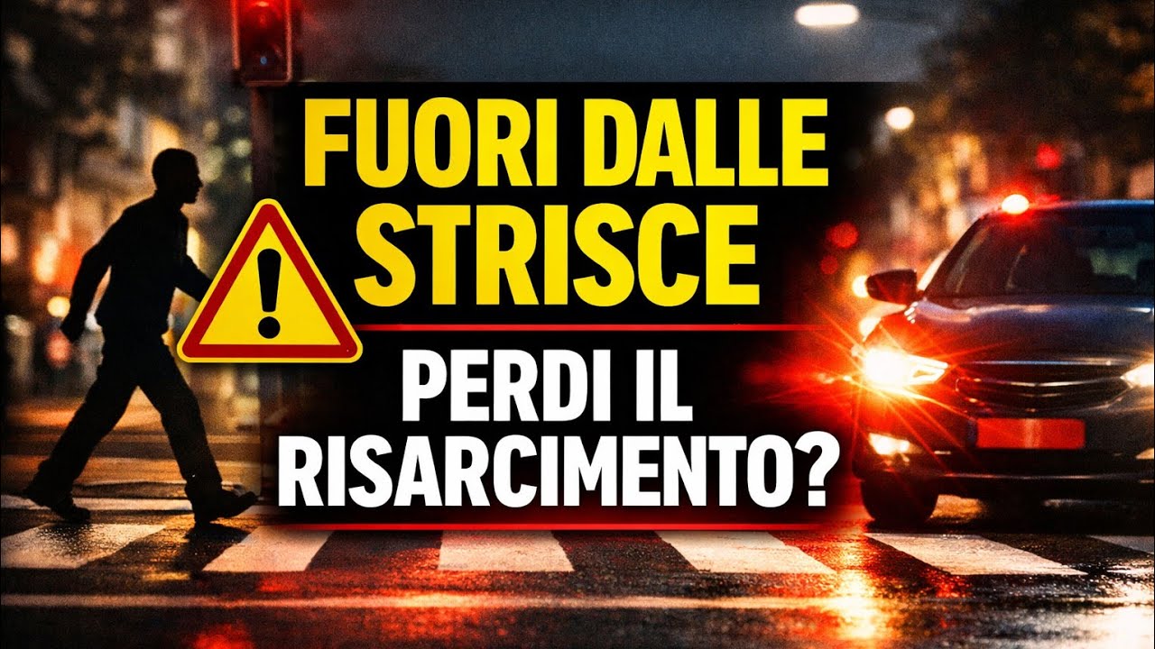 Pedone Investito Fuori dalle Strisce: Niente Risarcimento? ❌ La Verità Legale