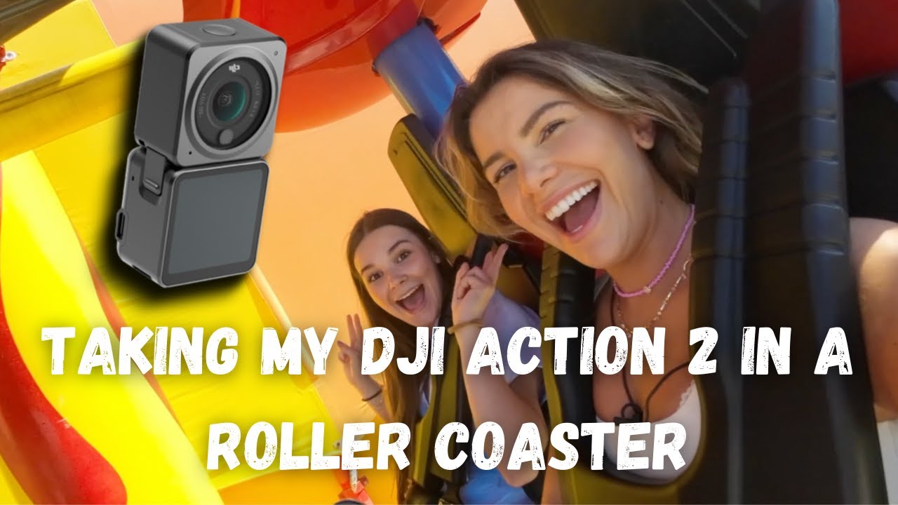 DJI Action 2 Roller Coaster Test 4K - testing horizon steady and rock steady