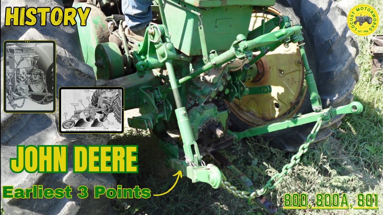 John Deere 801 3 Point History/Install (800, 800A, 801)