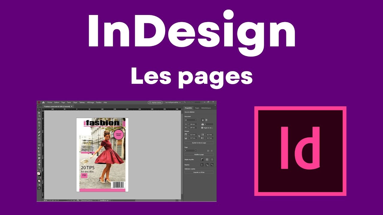 InDesign les pages