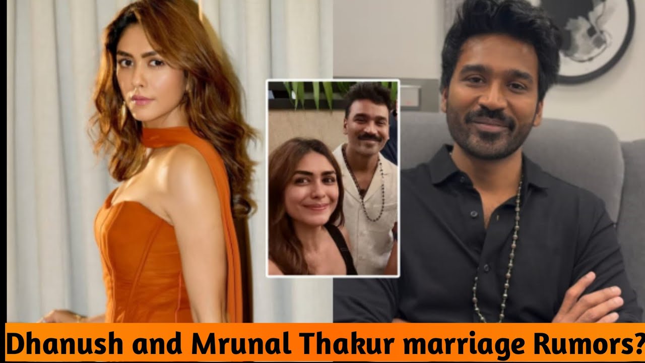 Dhanush and Mrunal Thakur marriage? wedding rumors 😳 | Dhanush dating mrunal takur? |