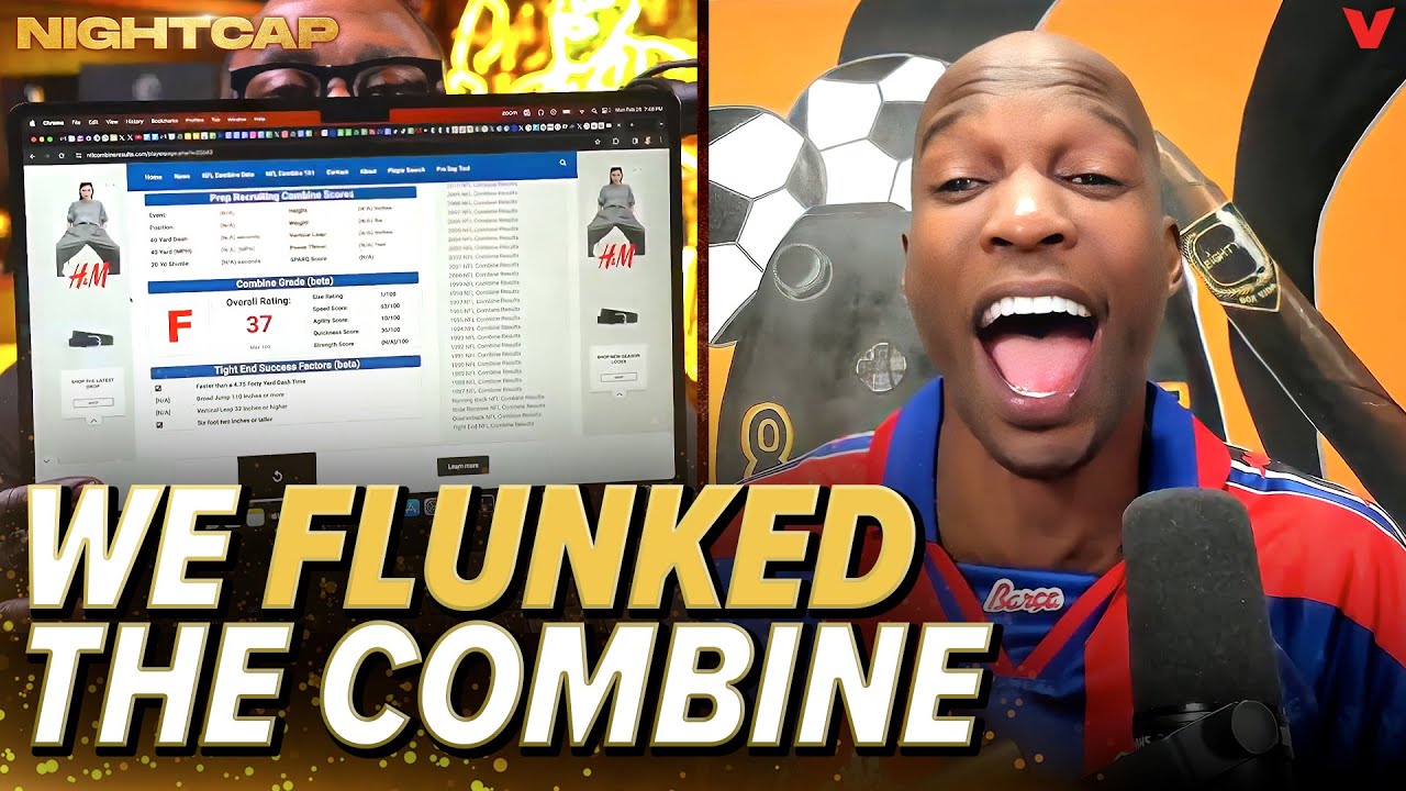 Shannon Sharpe & Chad Johnson got straight Fs on their NFL Combine report cards | Nightcap