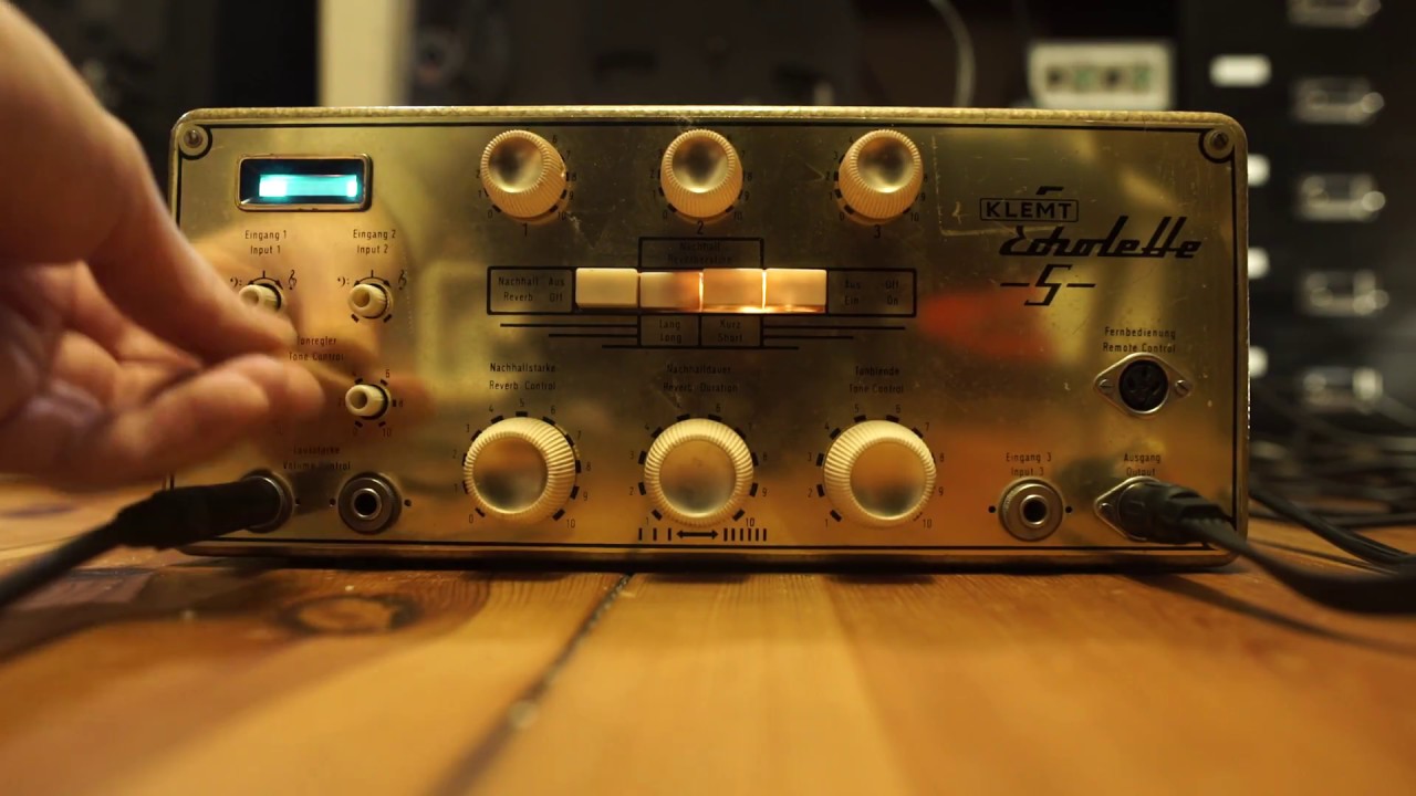 Demo 1960s Klemt / Echolette S Tube Tape Delay
