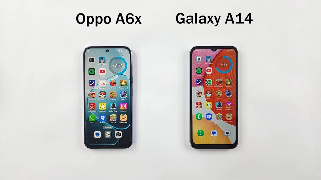 Oppo A6x vs Samsung A14 Speed Test Comparison 