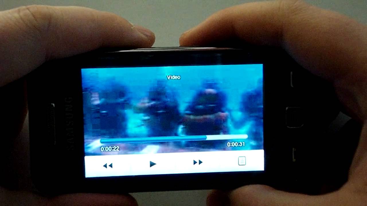 Обзор Samsung S5230 - просмотр YouTube видео