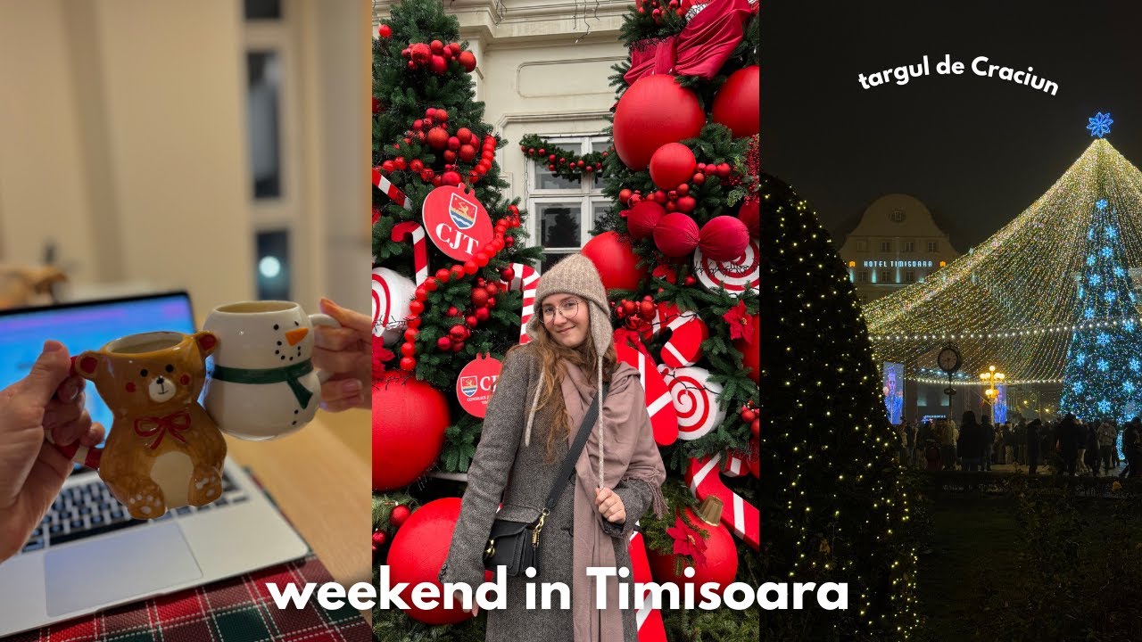 Timisoara in decembrie: plimbari prin oras, mancare buna, atmosferă cozy si targul de Craciun 🎄❤️
