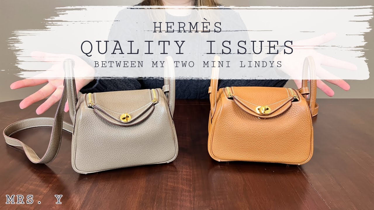 ПРОБЛЕМЫ С КАЧЕСТВОМ HERMÈS У МОИХ ДВУХ МИНИ-ЛИНДИС | ИЛИ ЭТО РАЗНИЦА В КАЧЕСТВЕ?