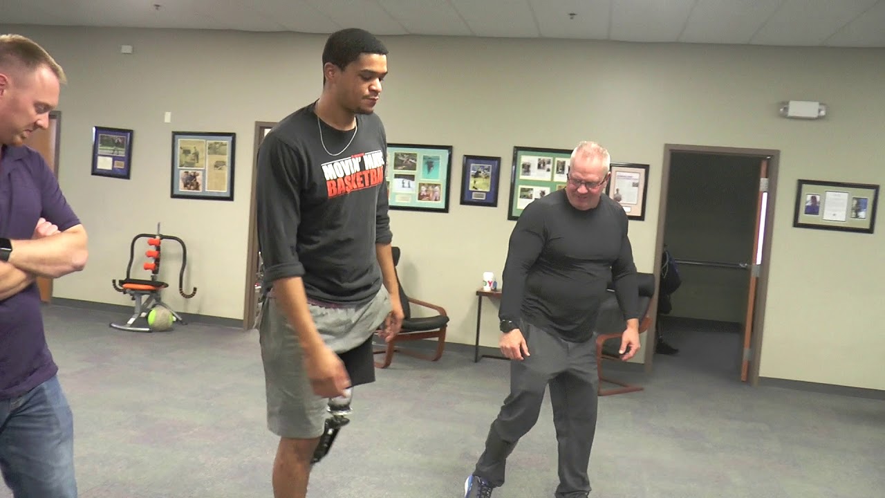 Kris, PFFD Amputee, Takes First Steps - Ever - on Prosthetic Leg