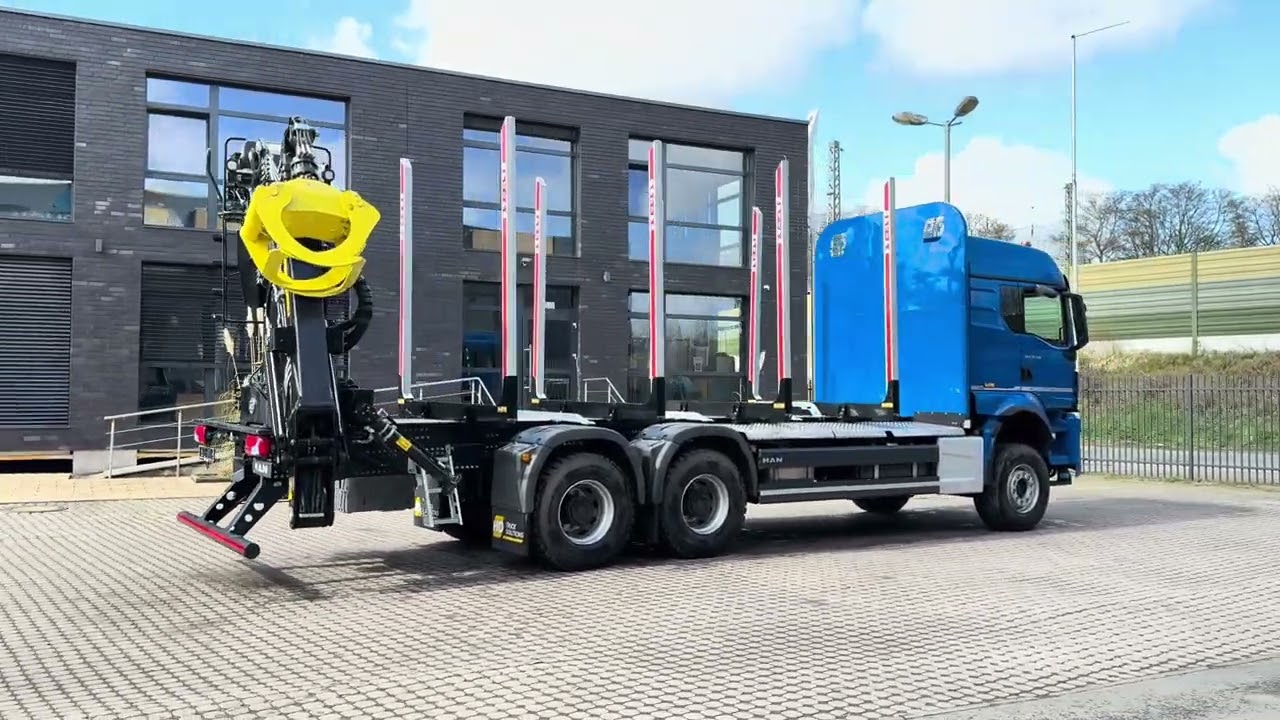 MAN TGS 33.510 BB 6x4 Kurzholz HD Truck Solutions Loglift 150 Z