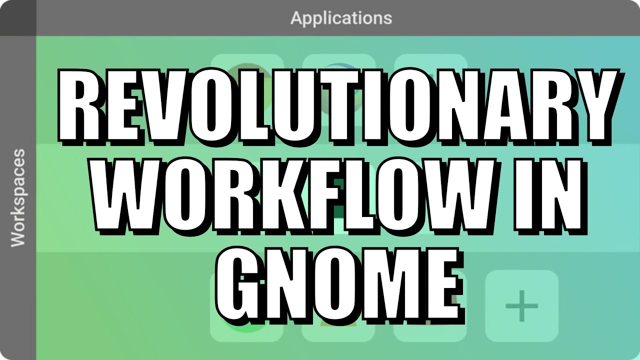 A GNOME WORKFLOW that ALMOST NAILS IT!