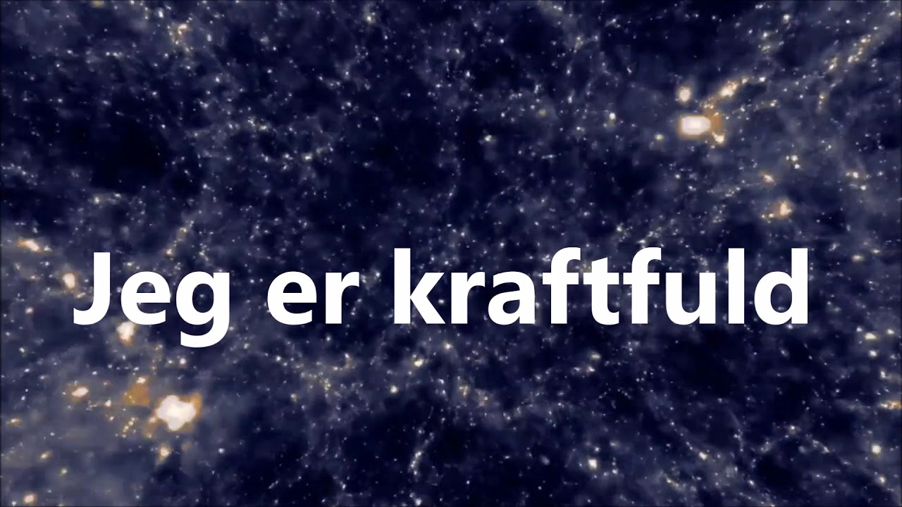 Positive bekræftelser  til dig - JEG ER