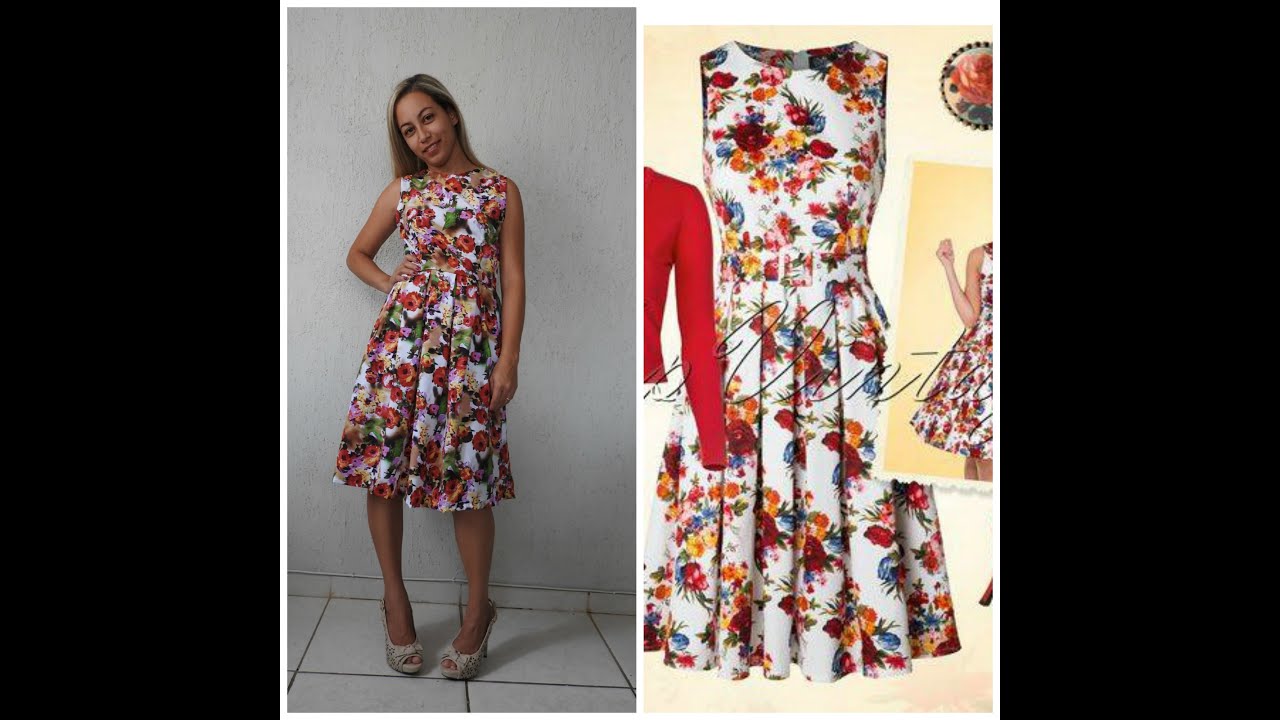 COSTURA VESTIDO DE PREGAS ADULTO