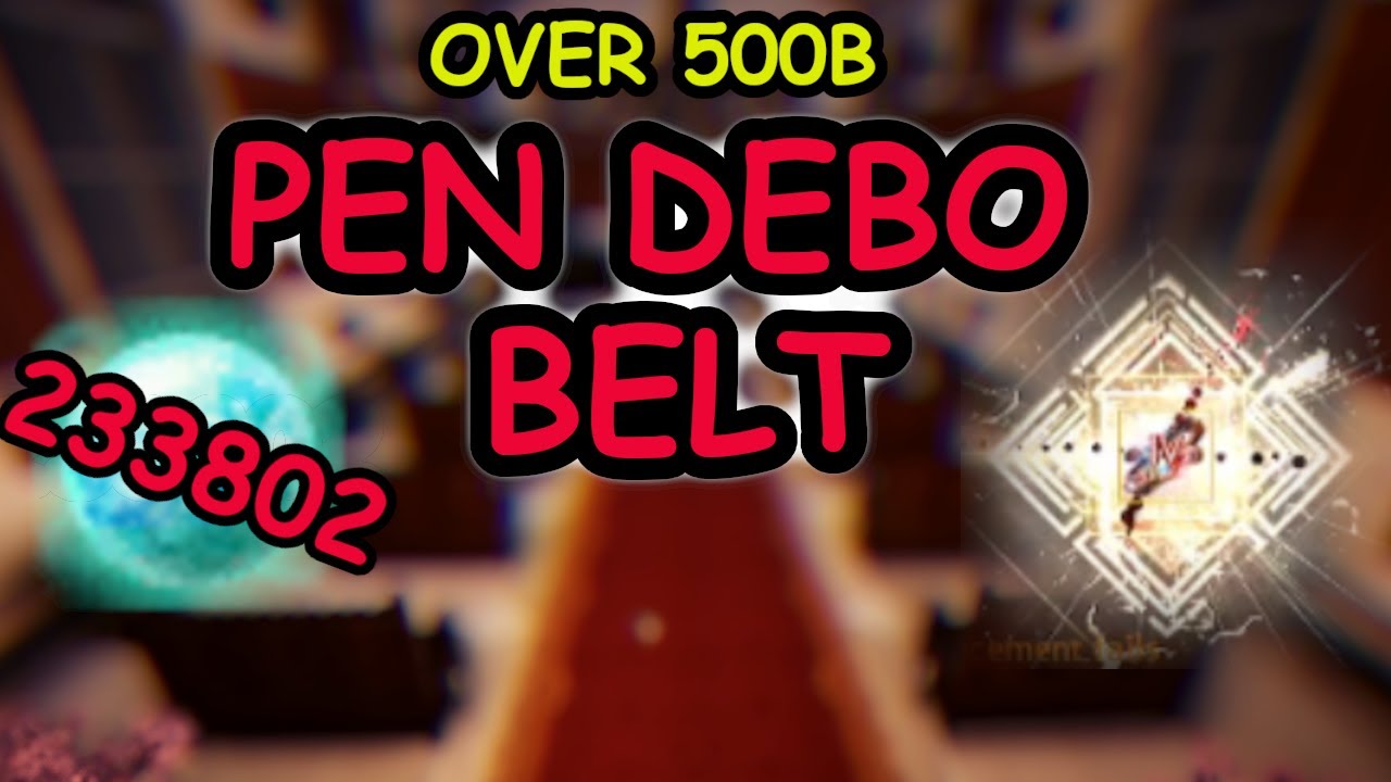 Pen Deboreka belt enhancing OVER 500B