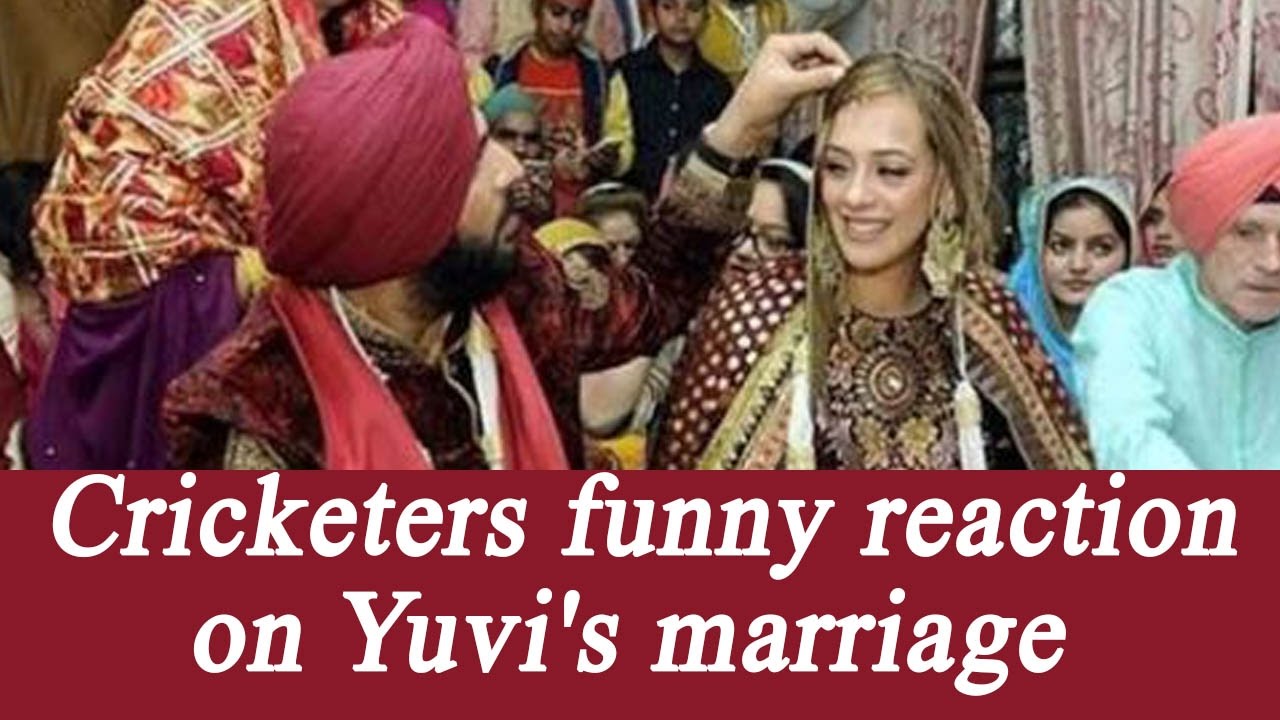 Yuvraj Singh weds Hazel Keech: This is how cricketers react | Oneindia News