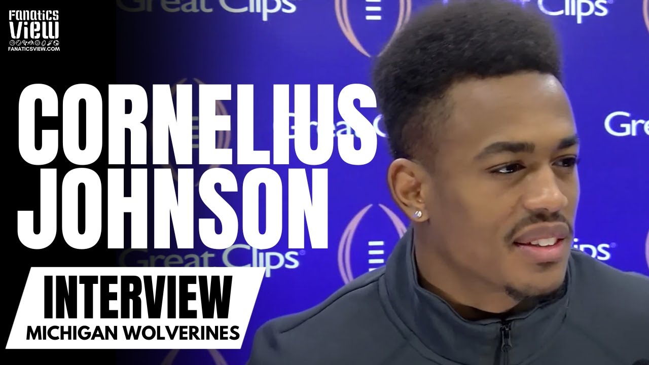 Cornelius Johnson talks Jim Harbaugh Future, Michigan vs. Washington & Making National Championship