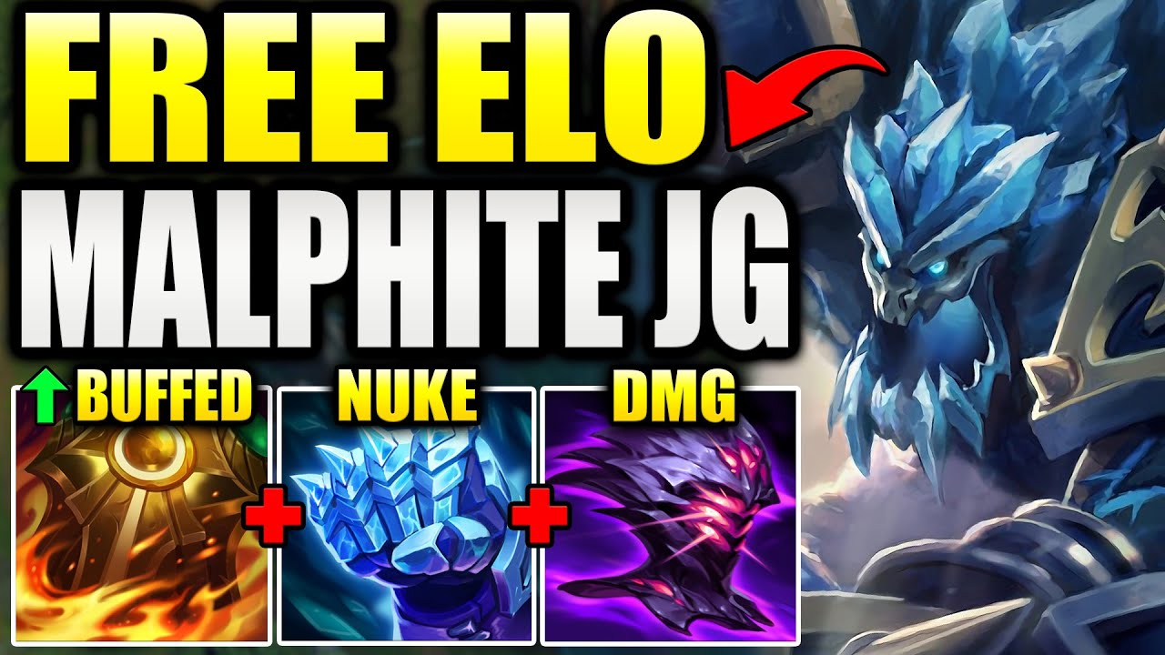 MALPHITE JUNGLE Is VERY BROKEN Right Now &mdash; Top-Tier TANK Pick = FREE ELO